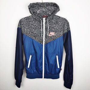 Nike Windrunner Animal Print Running Jacket Size S